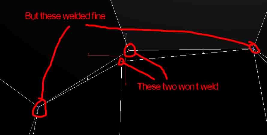 Cannot Connect verticies in 3ds MAx — polycount