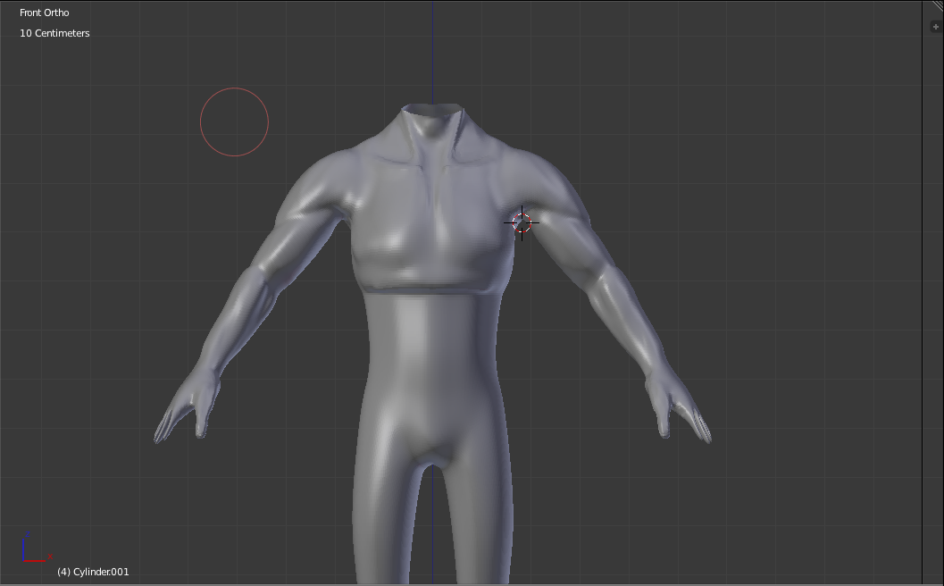 WIP male body — polycount