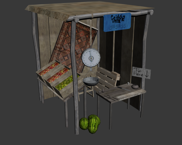 High res textures — polycount