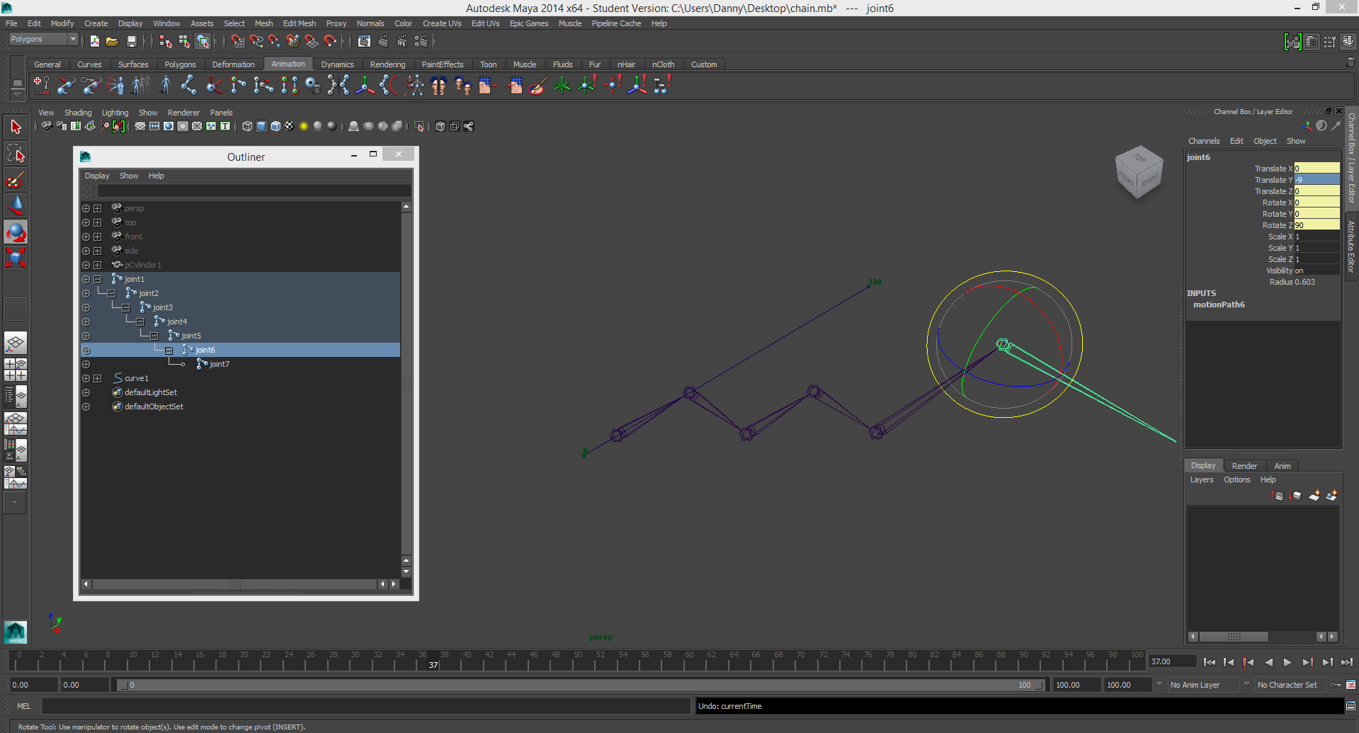 Animation Question (animating ropes and cables) — polycount