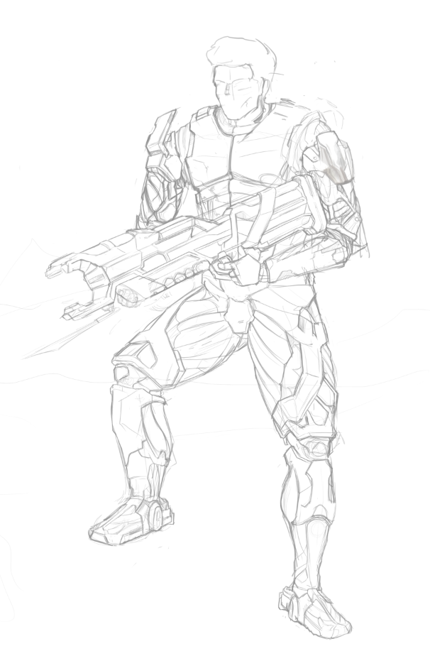 Character/Self Portrait 2D WIP — polycount