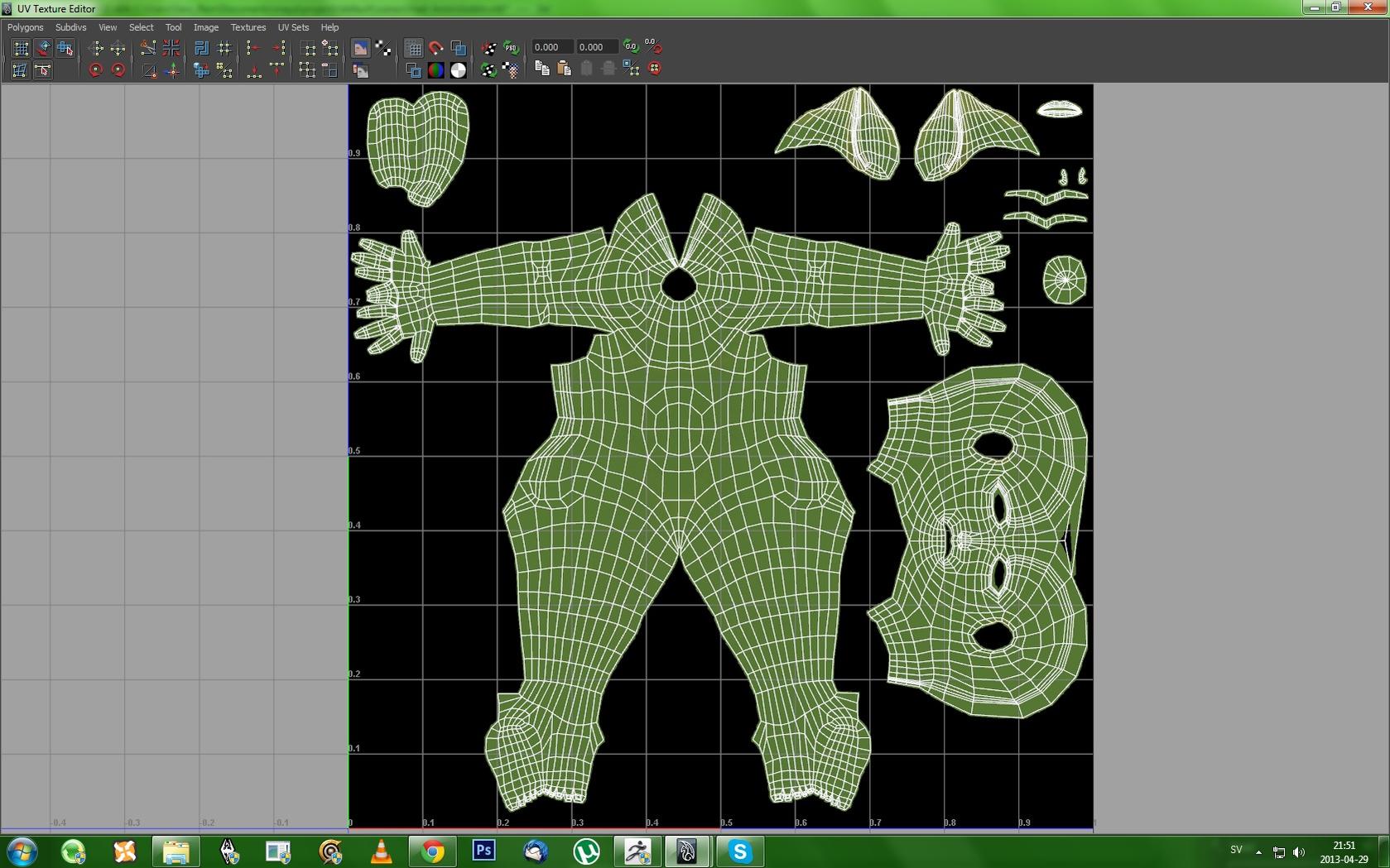 Displacement map & normal map — polycount