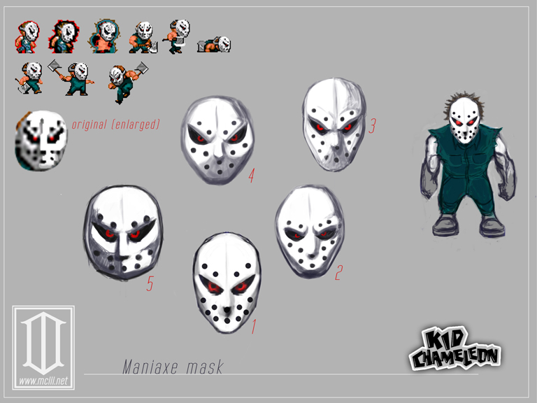 Miguel Coronado's Kid Chameleon Project (2D art) — polycount