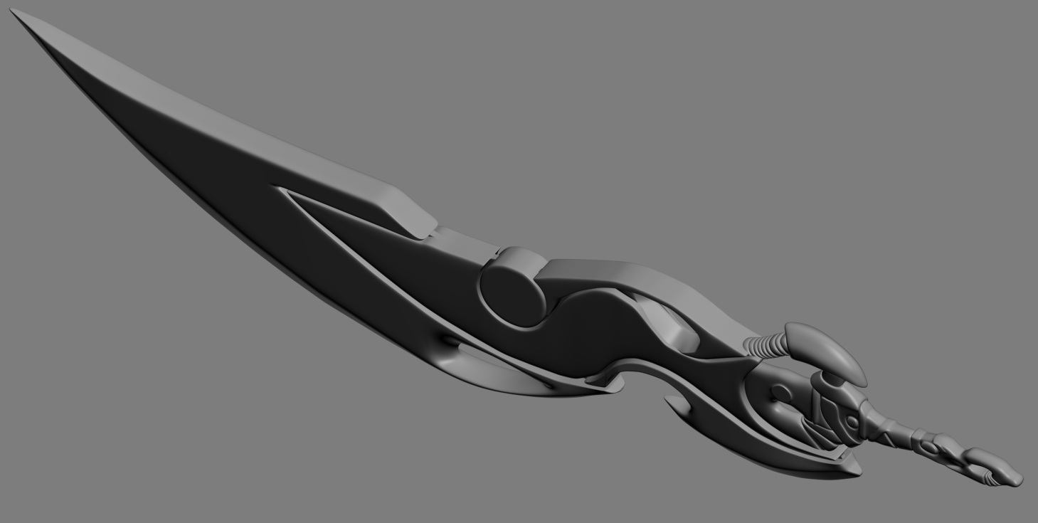 High Poly Heavenly Sword WIP — polycount