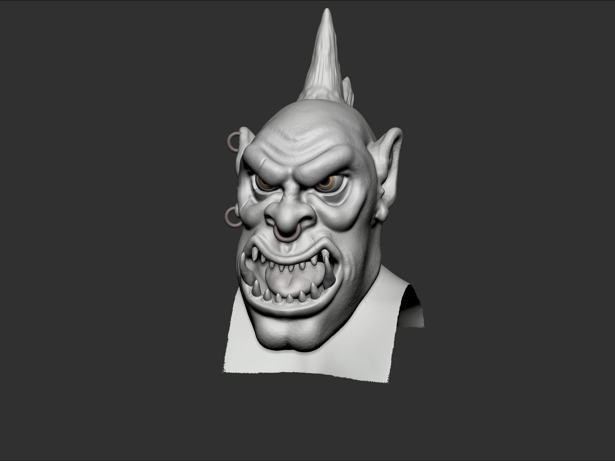 My Zbrush models WIP — polycount
