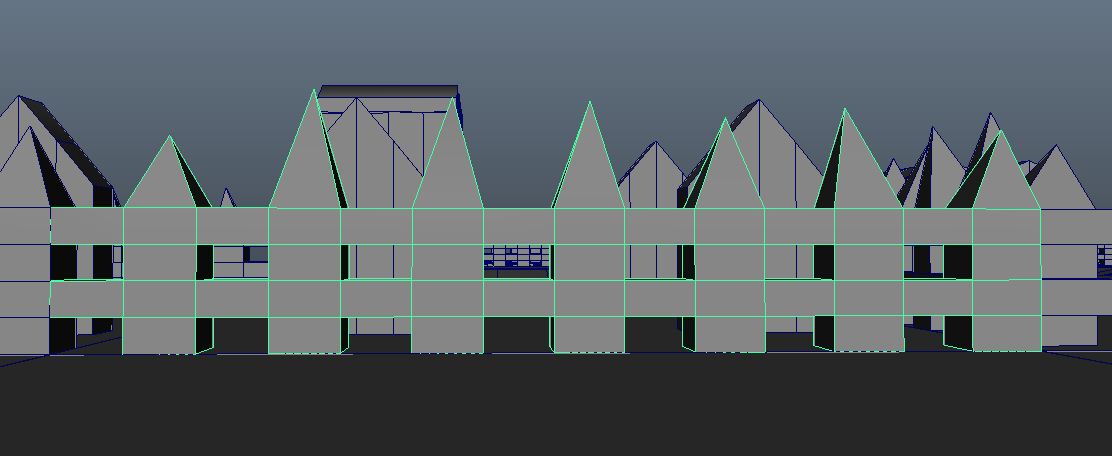Modular Environment (Frontier Village) — polycount