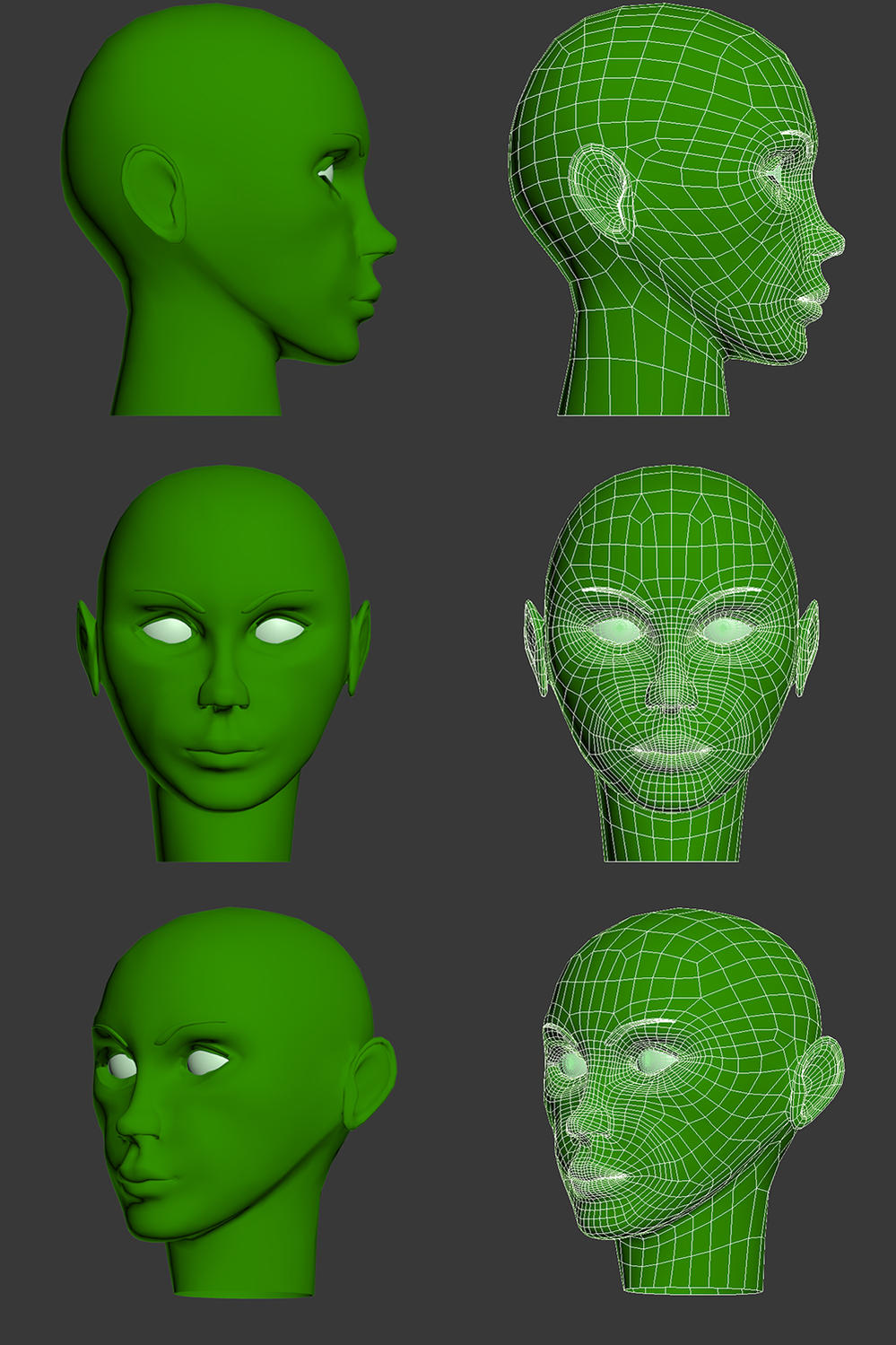 Yet another woman — polycount