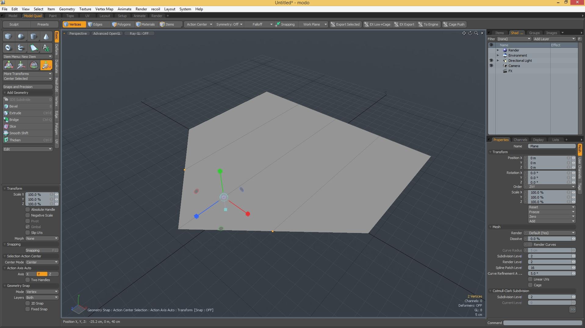 Edge Constrain in Modo? — polycount