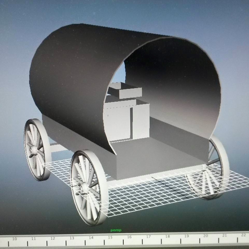 Maya Triangles (Gypsy Caravan Modelling) — polycount