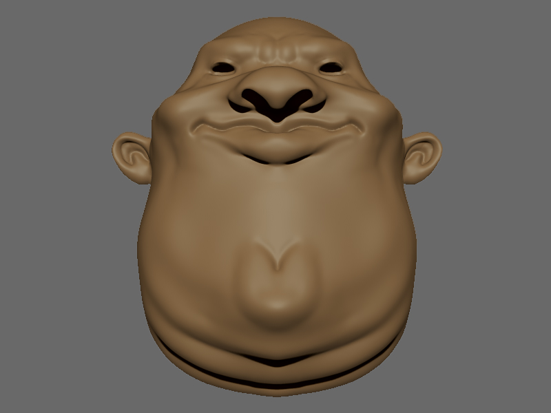 First Character WIP — polycount