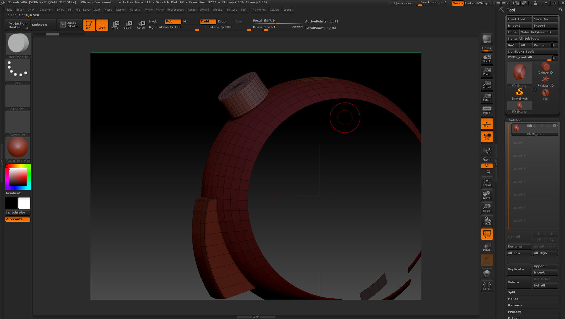 zbrush-blending-two-meshes-help-polycount