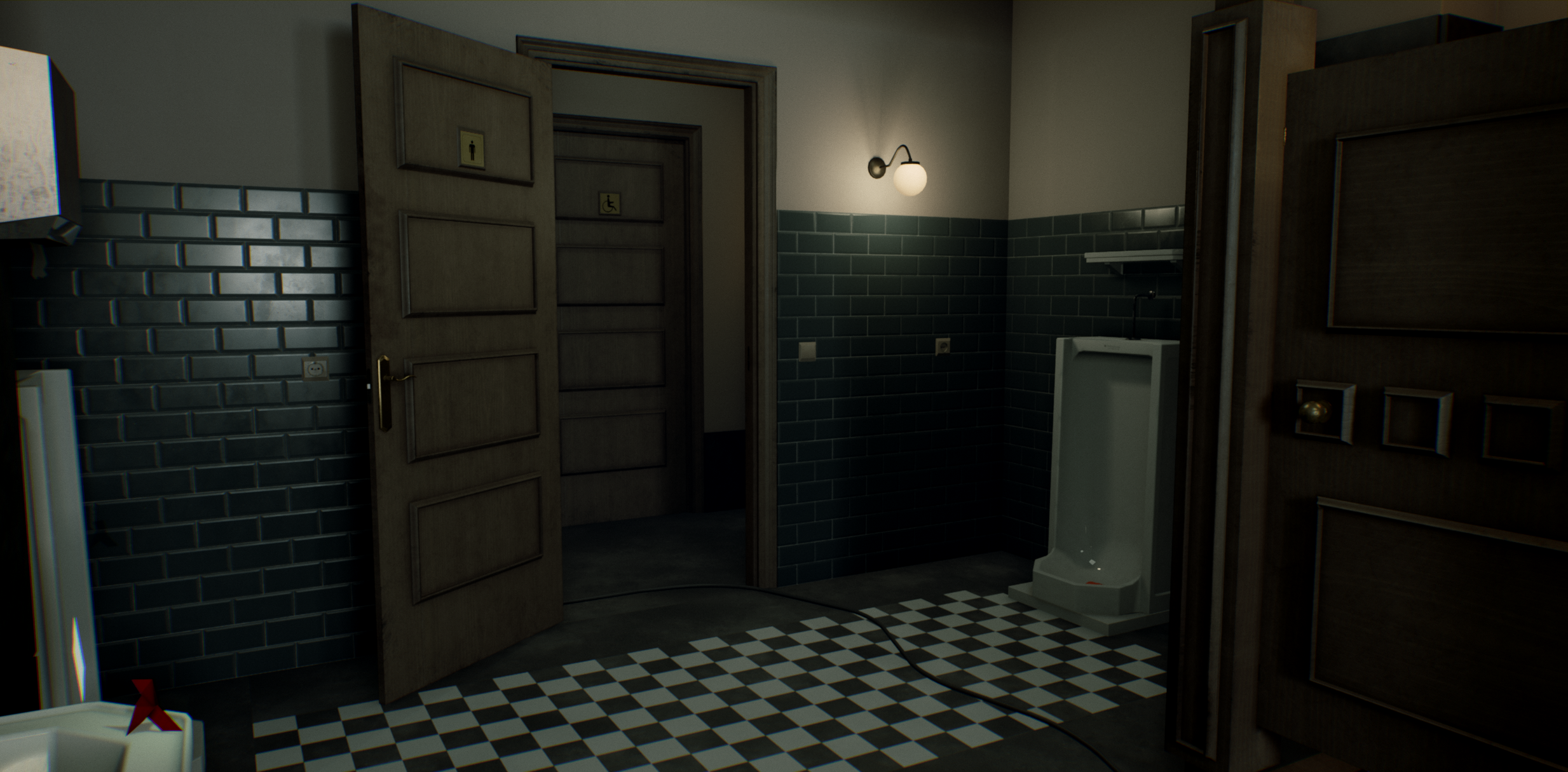 WIP] [UE4] Money Heist bathroom scene — polycount