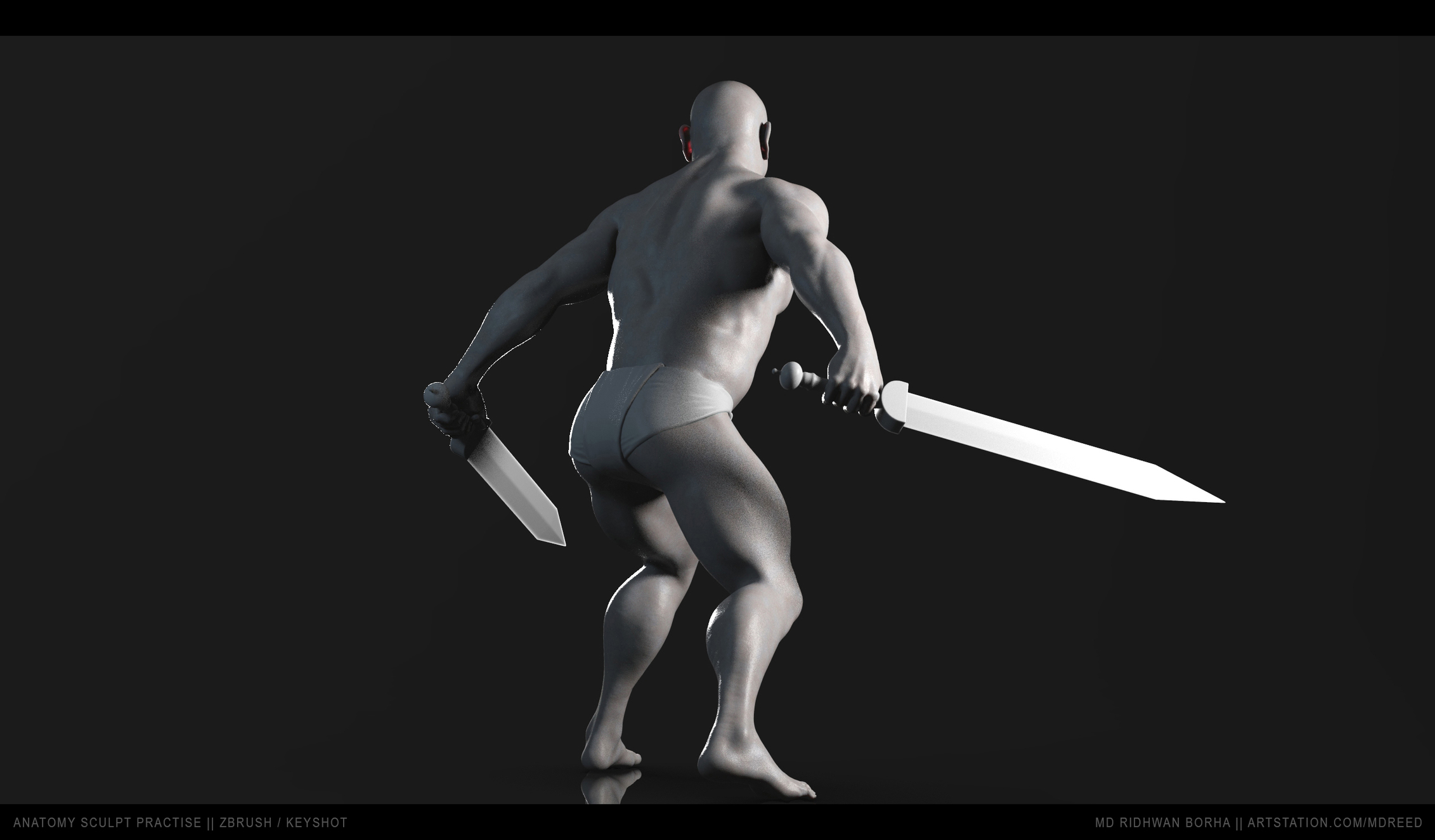 ArtStation - Muscle sculpt pratice