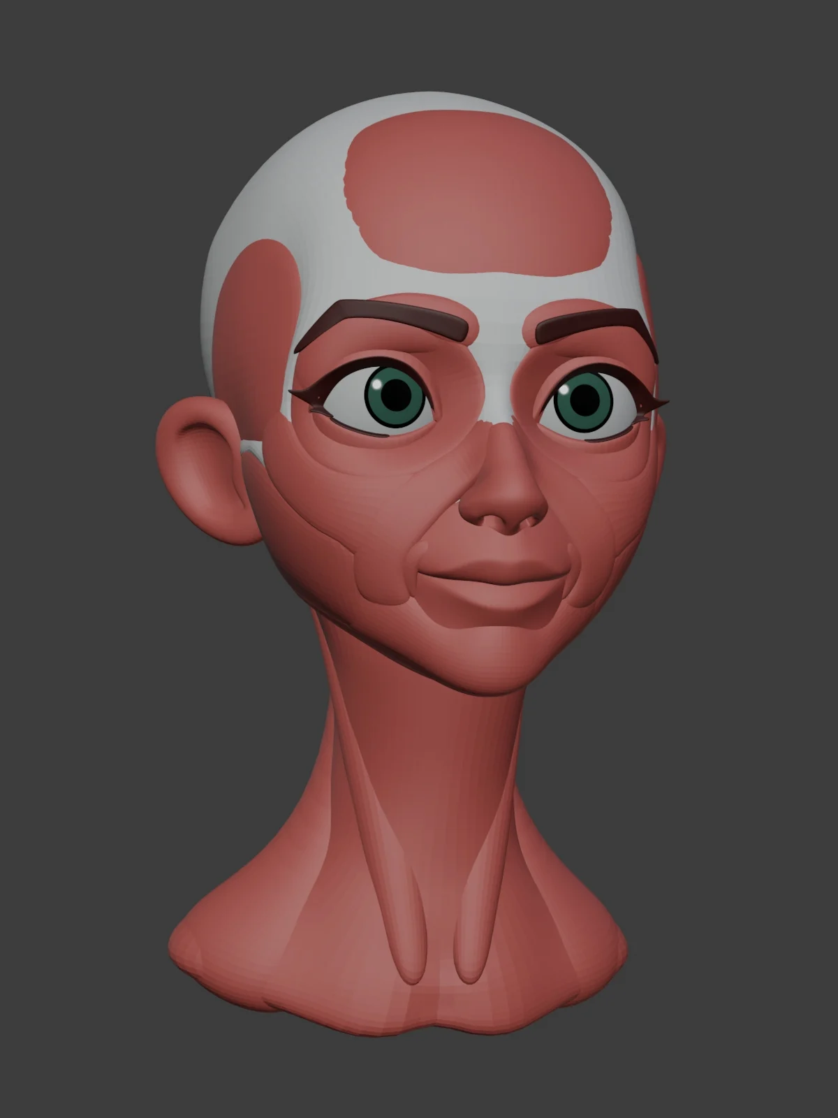 Stylized Head *Anatomy Blockout — polycount