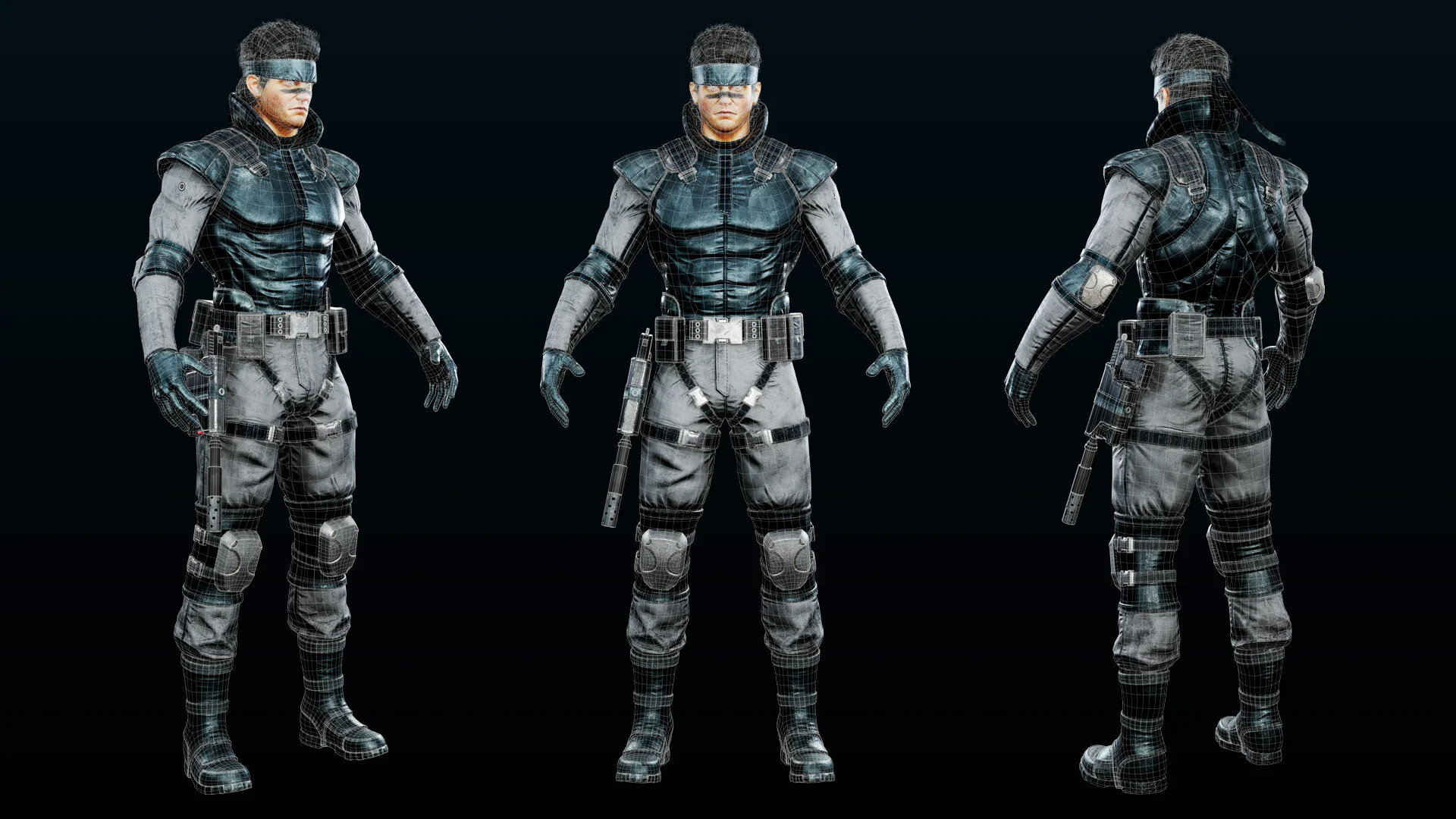 Solid Snake — polycount