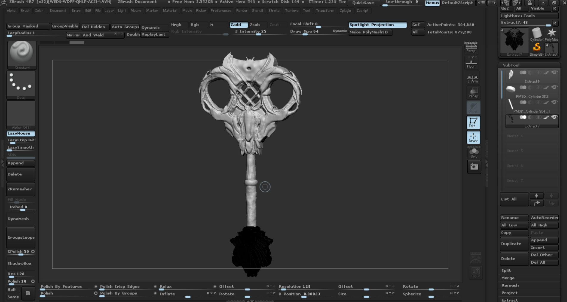 my object is black in zbrush