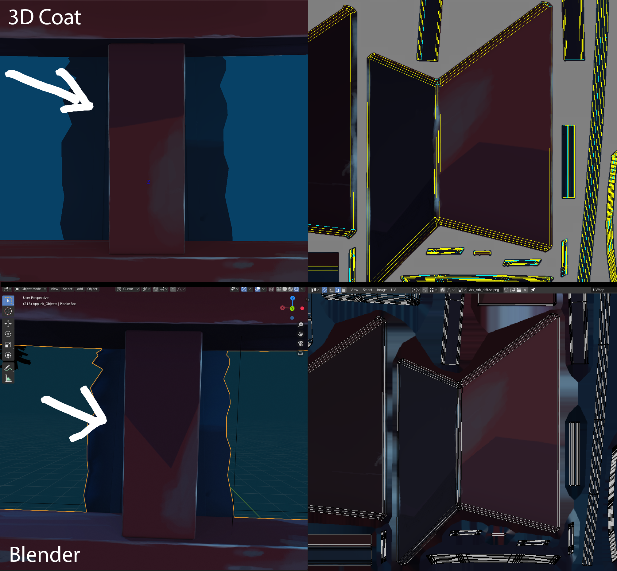 Uv Stretching Issues When Importing Texture In To Blender Polycount