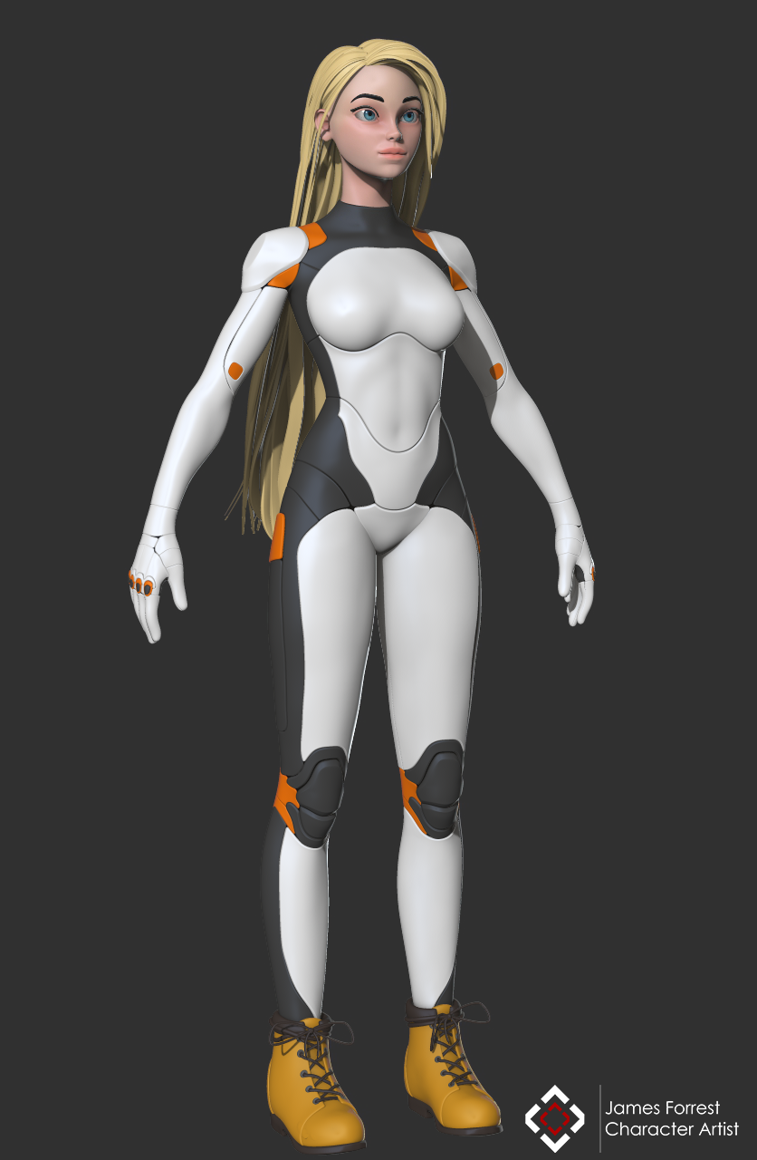 PRCC Female Sci-Fi Outfit PBR - Character Creator/Combo (Single PID) -  Reallusion Content Store