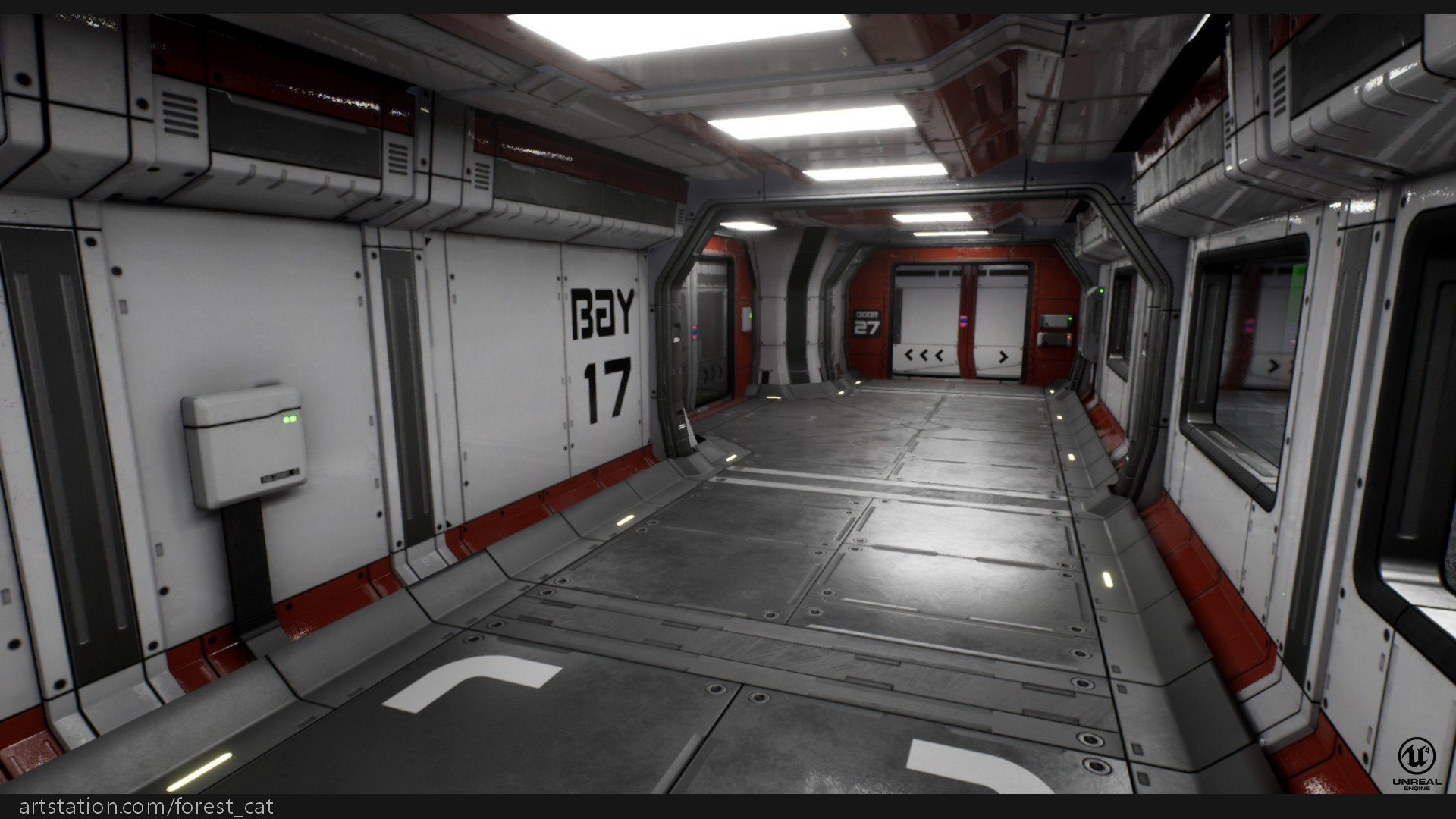 [Released] Modular Sci Fi Corridor B — Polycount