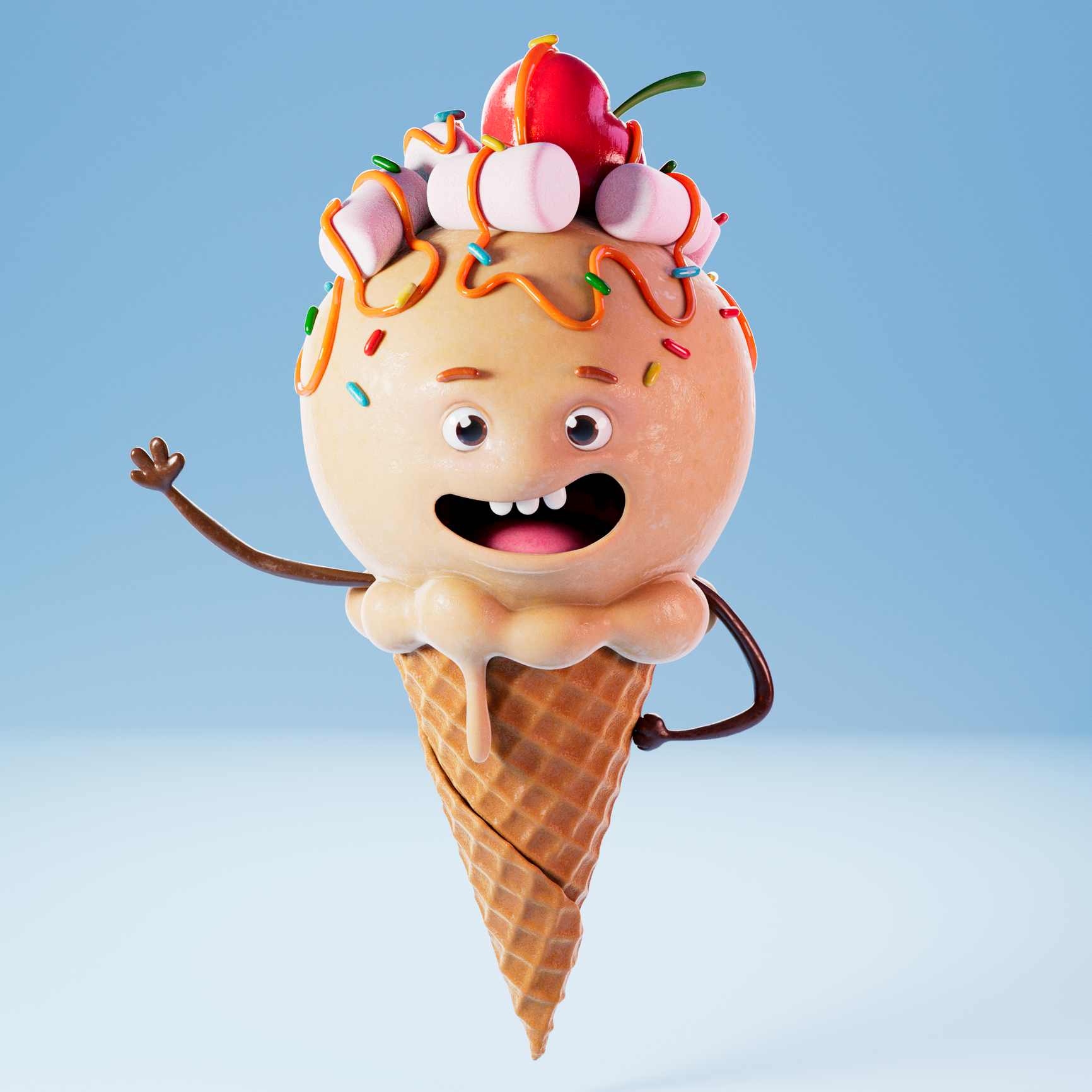 Ice Cream Balls | 3D model