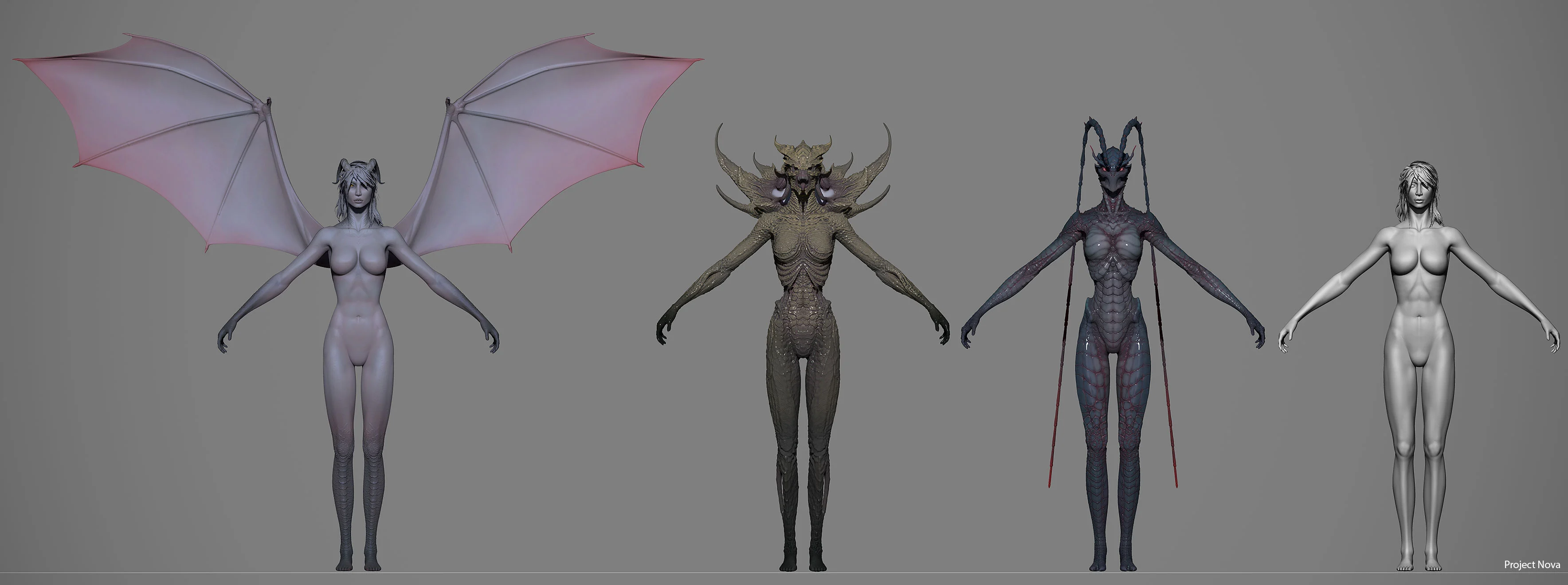 ArtStation - Adult Female Body Template ver.1.0