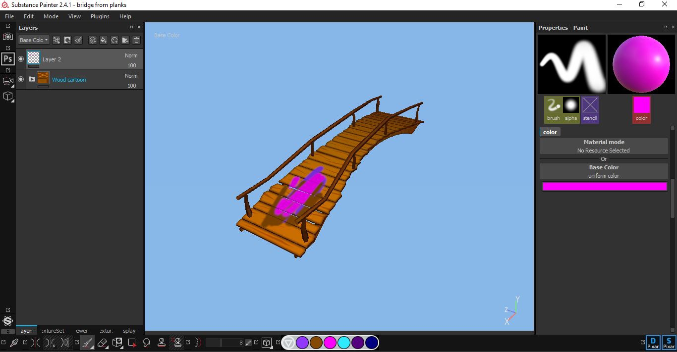 Palette color for Substance painter — polycount