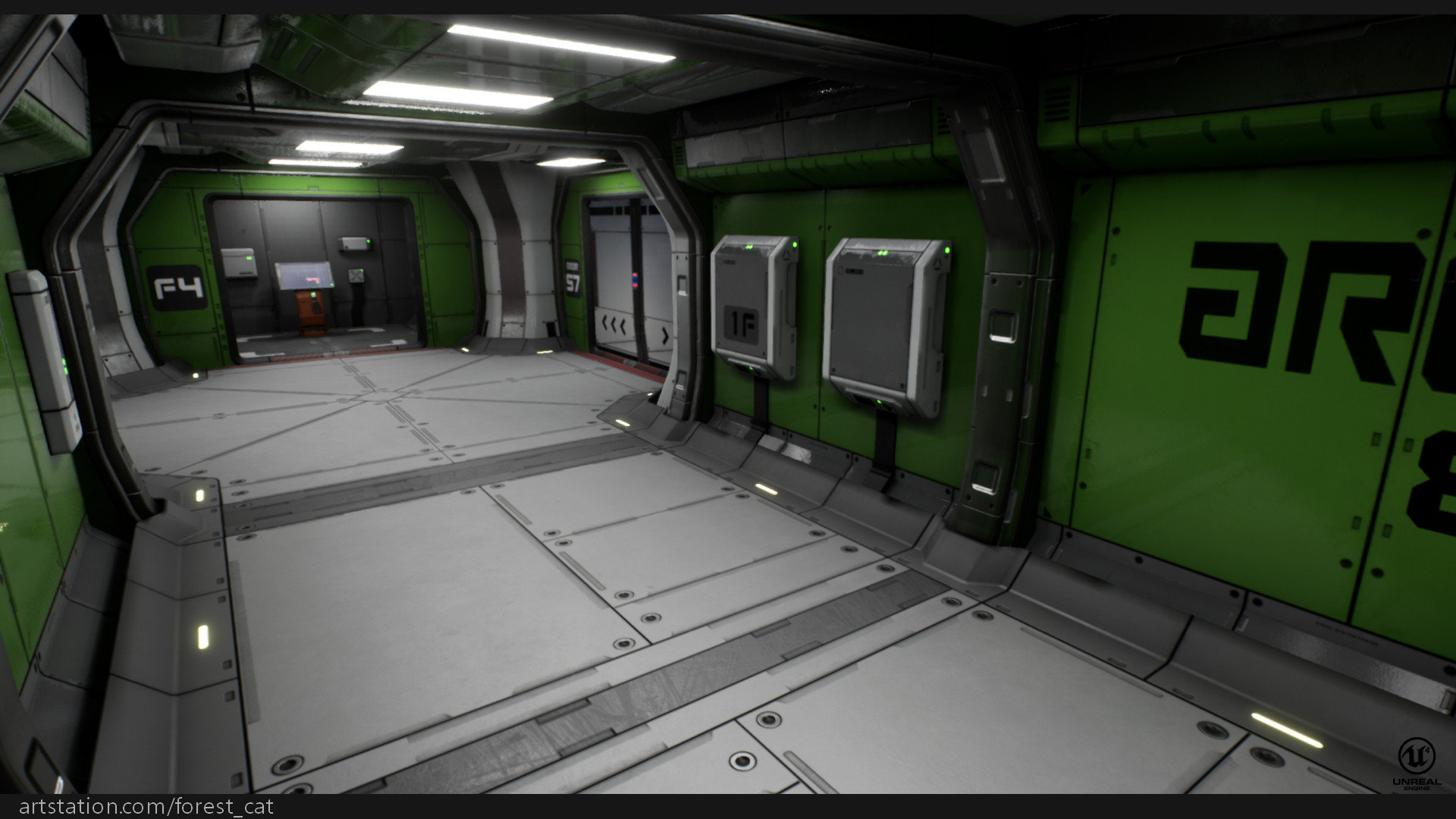 sci fi door polycount