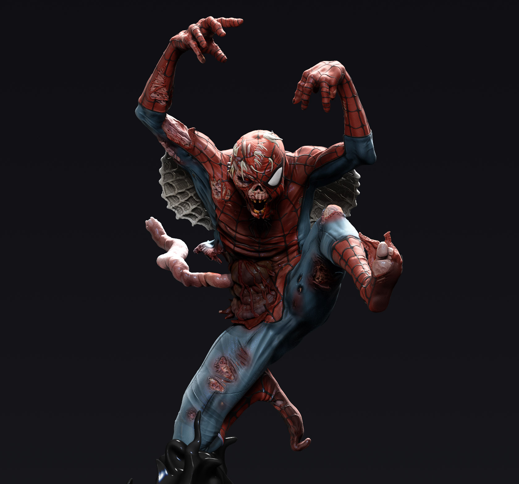 spider man zombie hunter