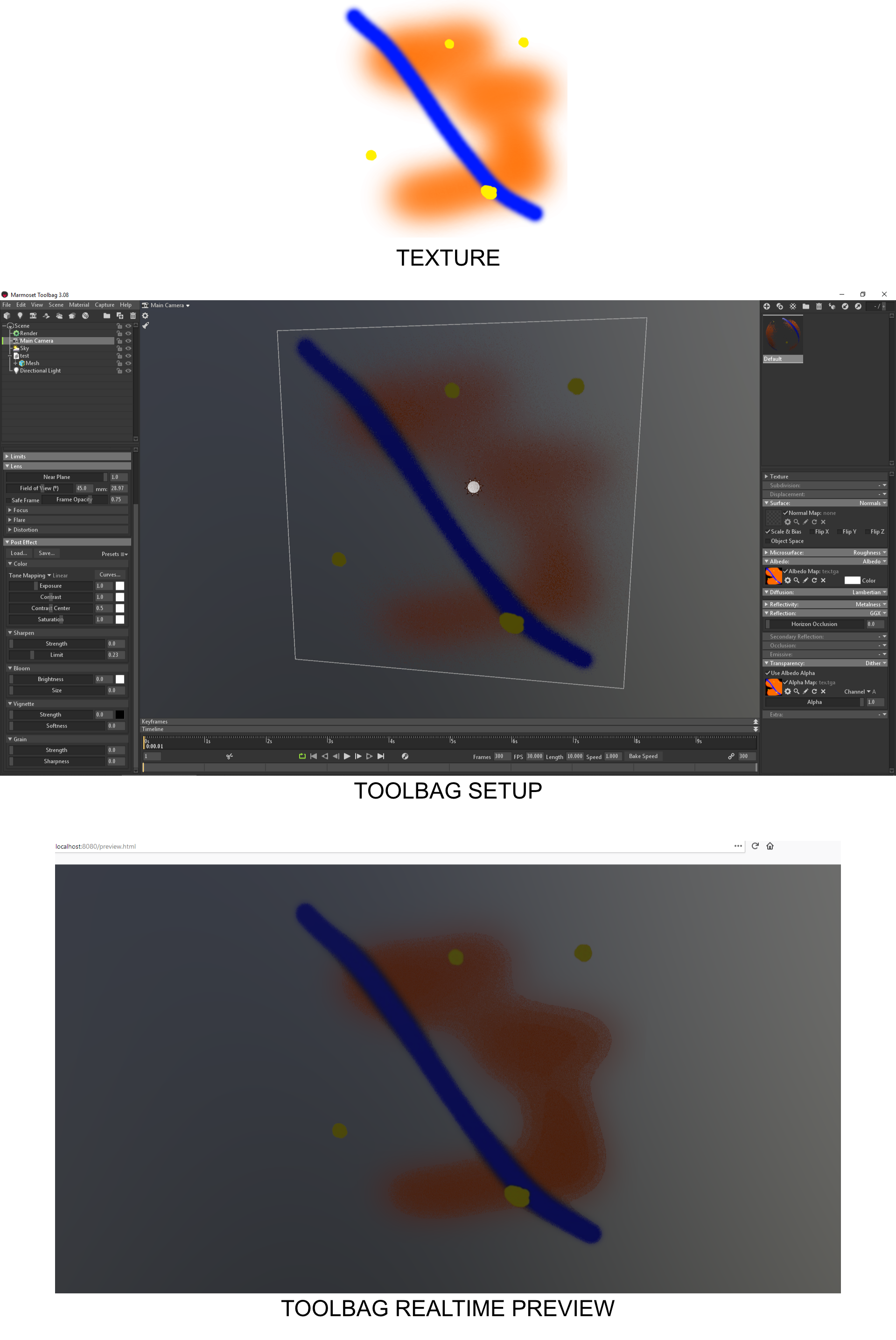 opacity map marmoset toolbag 3