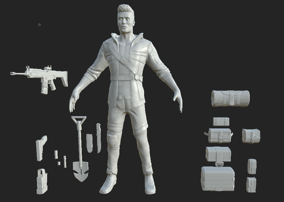 zbrush high poly sculpt to render