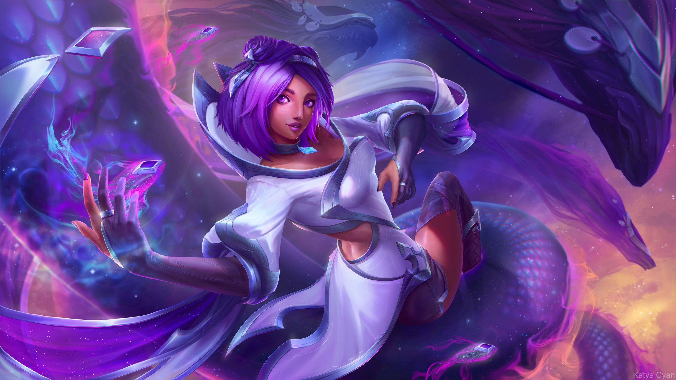 [Riot 2017 Art Contest] Taliyah "dancing with spirits" — polycount