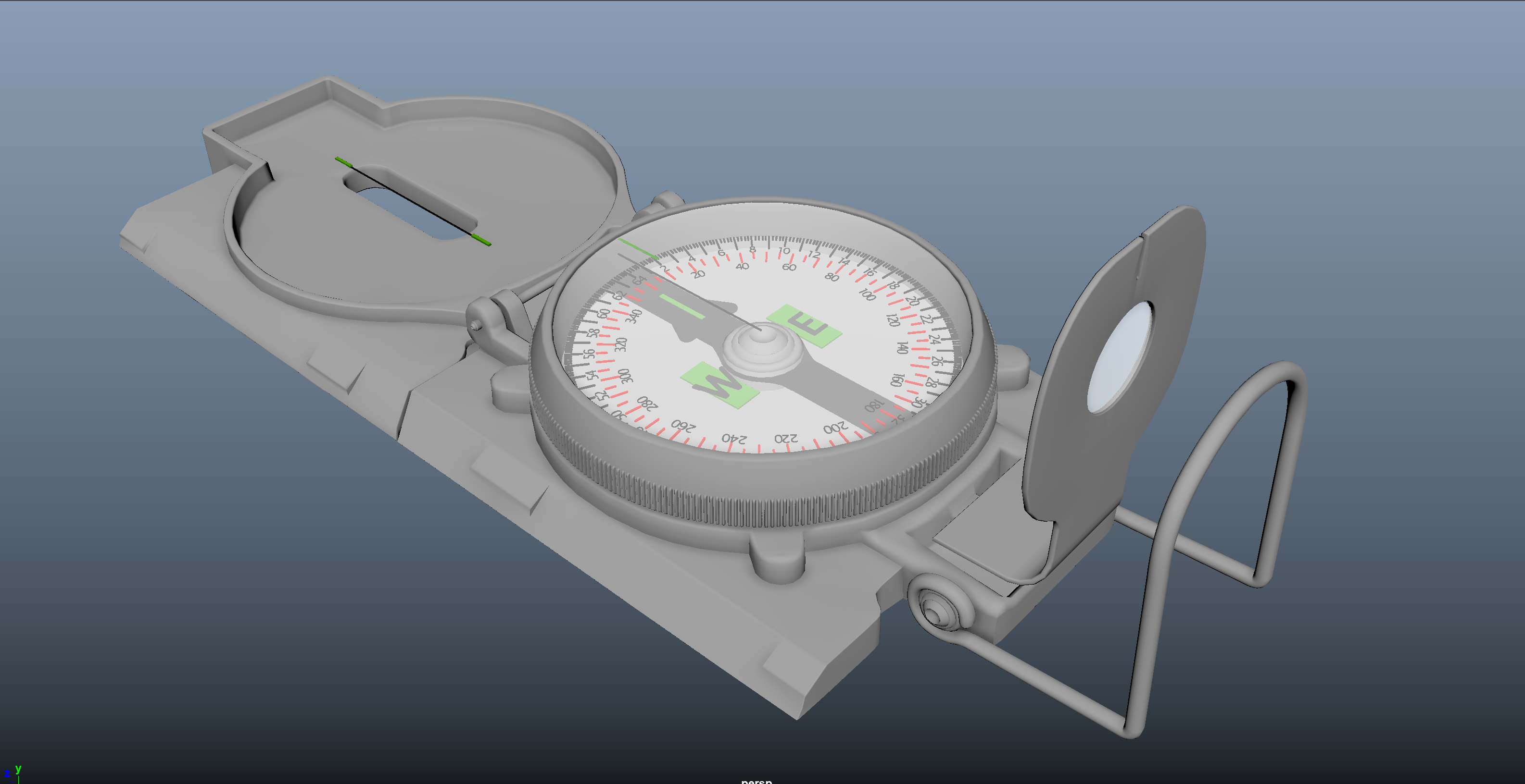 LANDNAV simulation game development — polycount