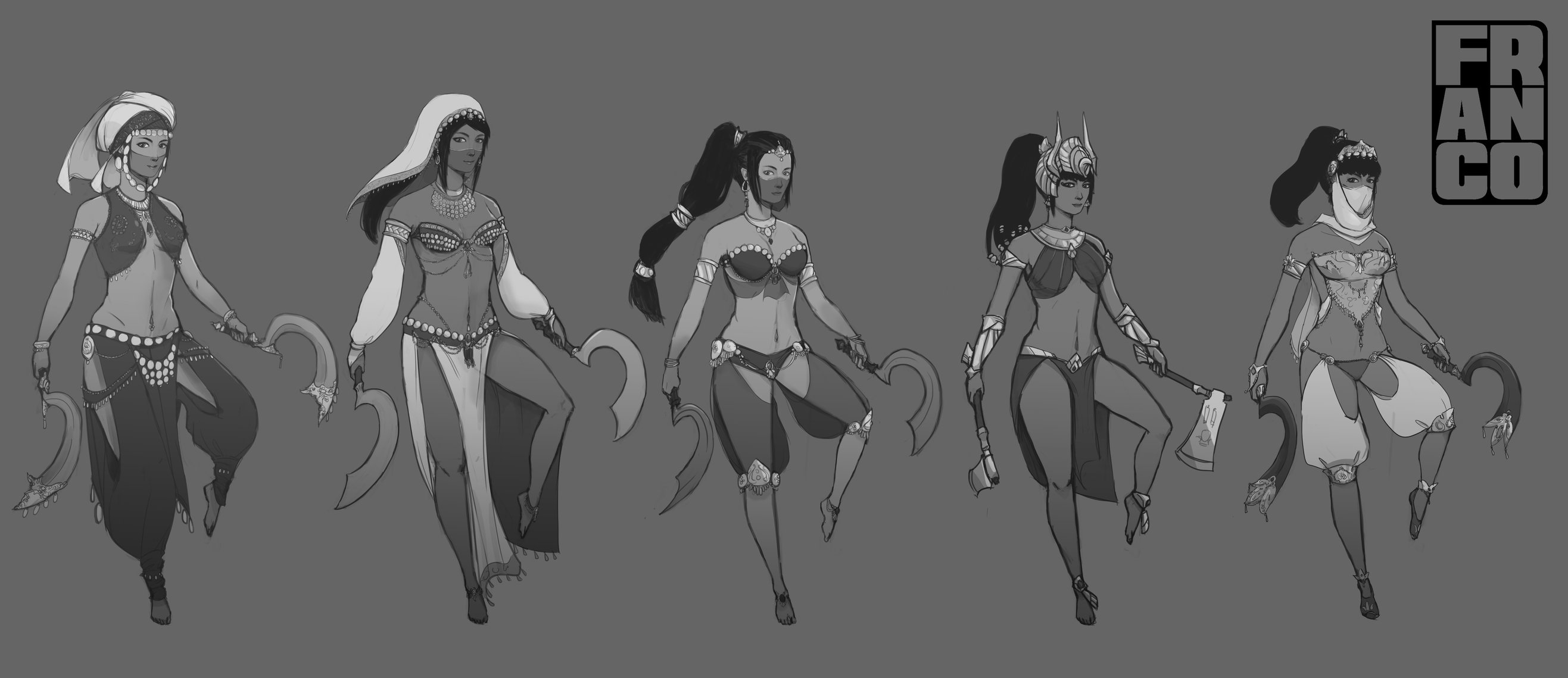 Riot Creative Contest 2017] Desert Dancer Akali — polycount