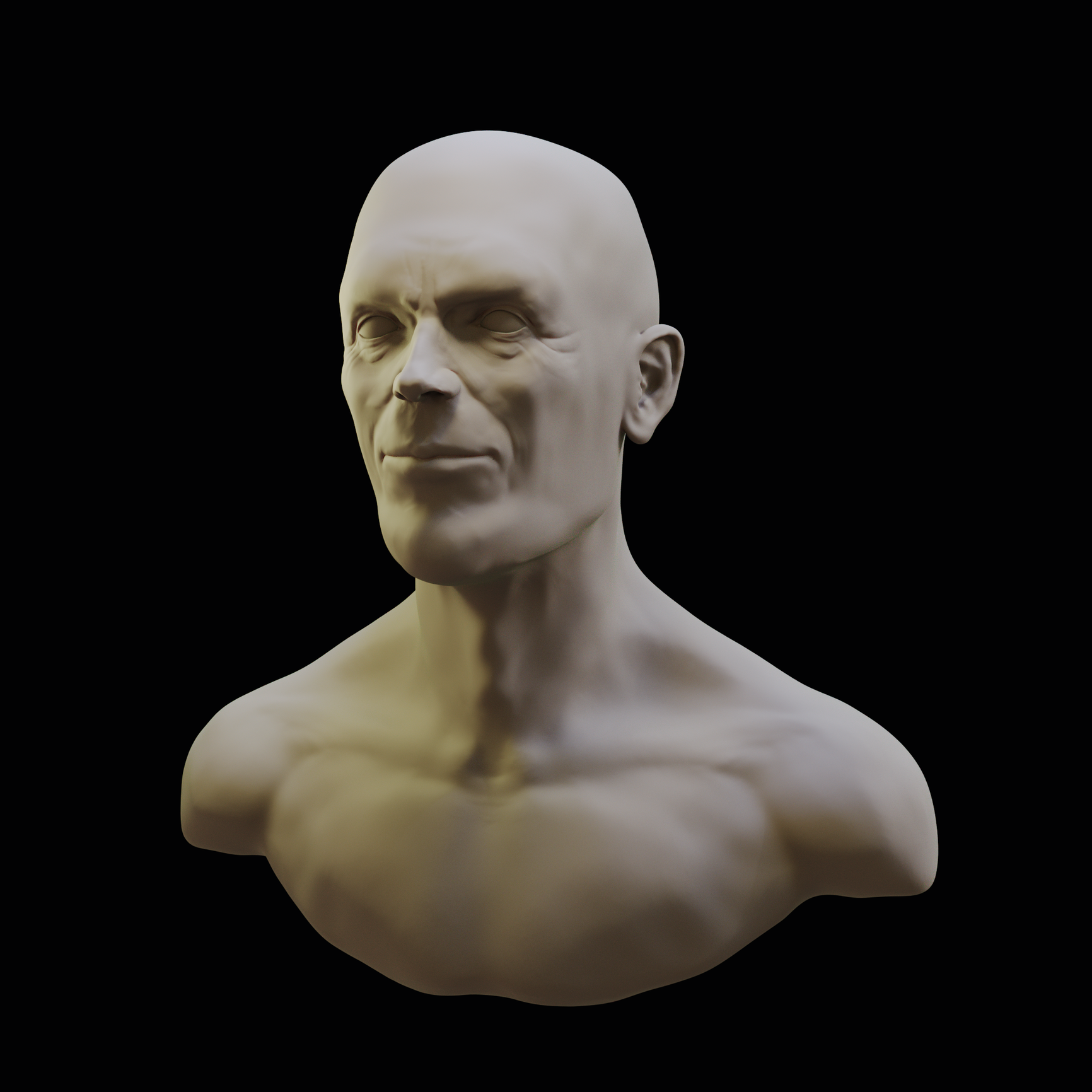 Head sculpt critique — polycount