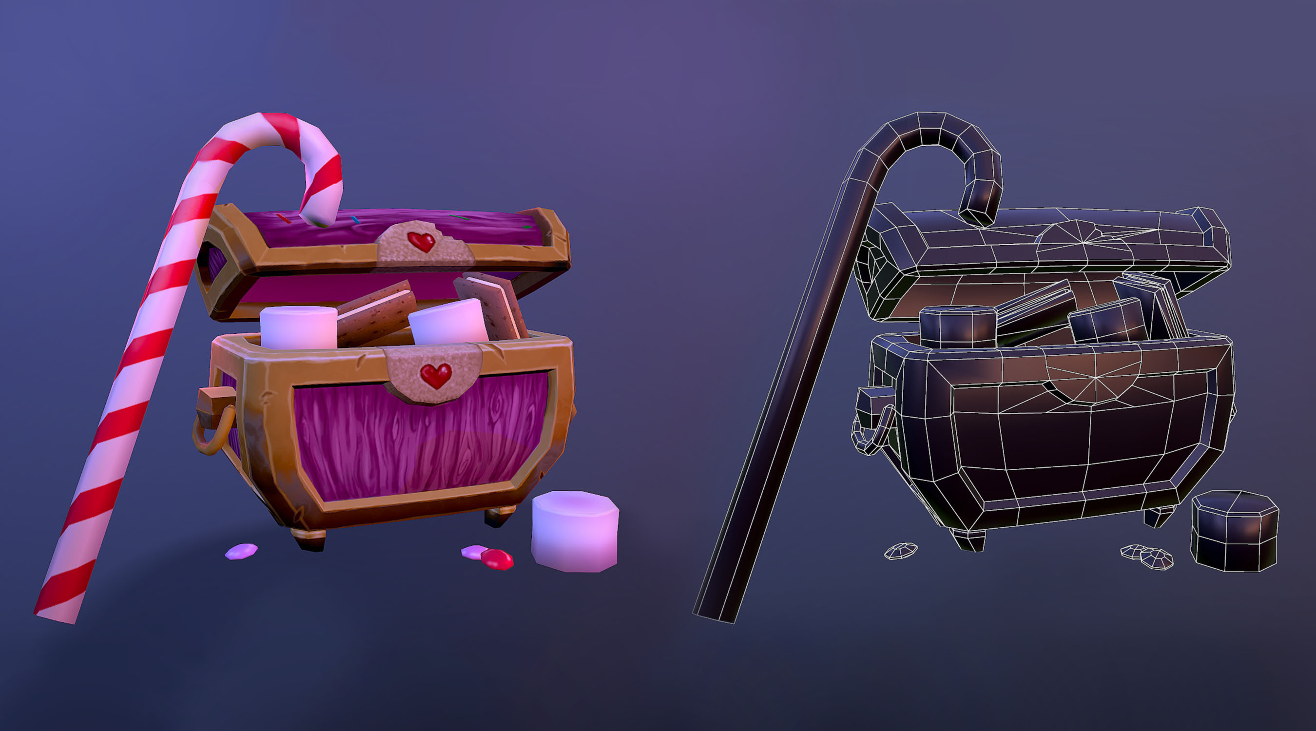 Candy Treasure Chest — Polycount