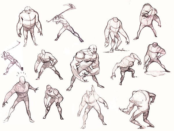 8) Twitter | Fighting drawing, Sketches, Drawing reference poses