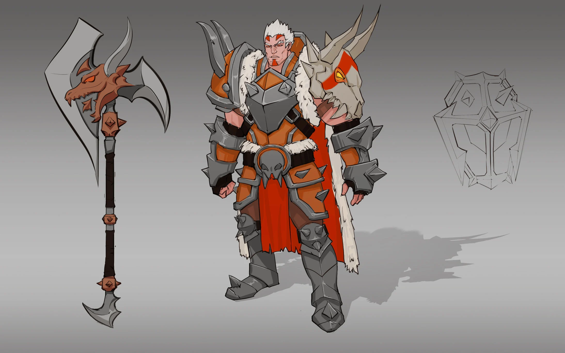 Riot Creative Contest 17 Character Art Dragonborn Darius Polycount