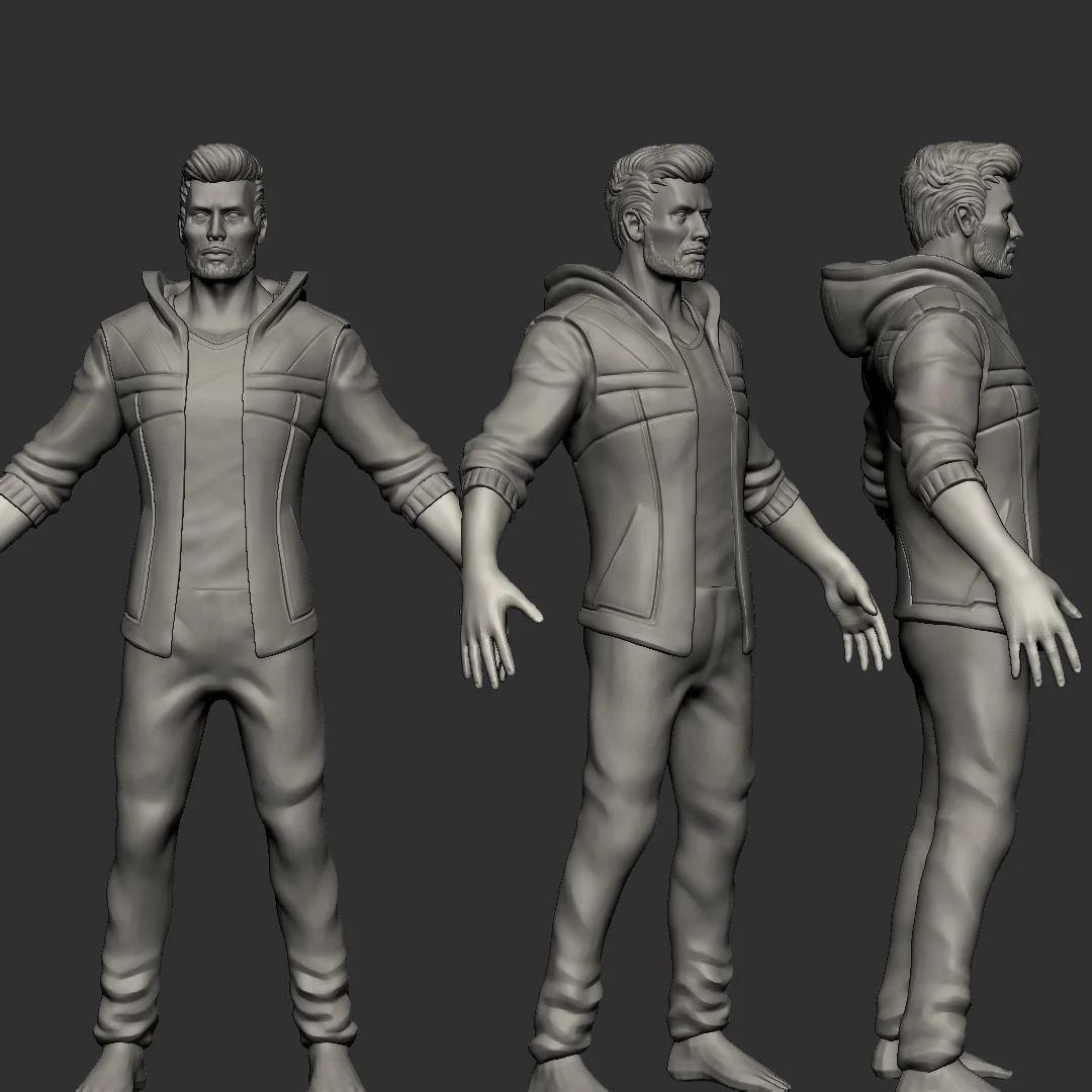 zbrush shouls i pose then sculpt