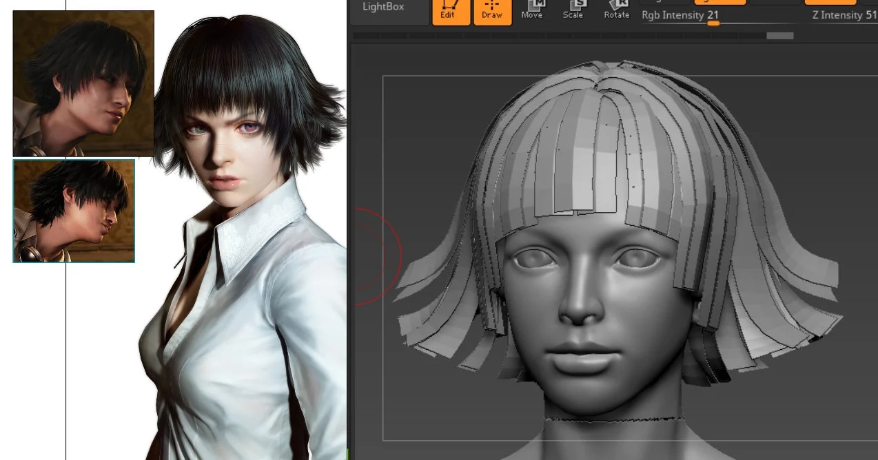 WIP [Retrogasm] DmC 3 - Lady — polycount