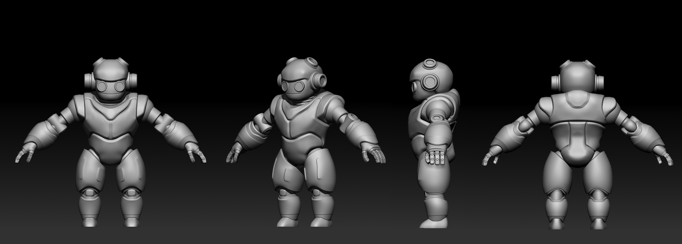 Twins 3d model