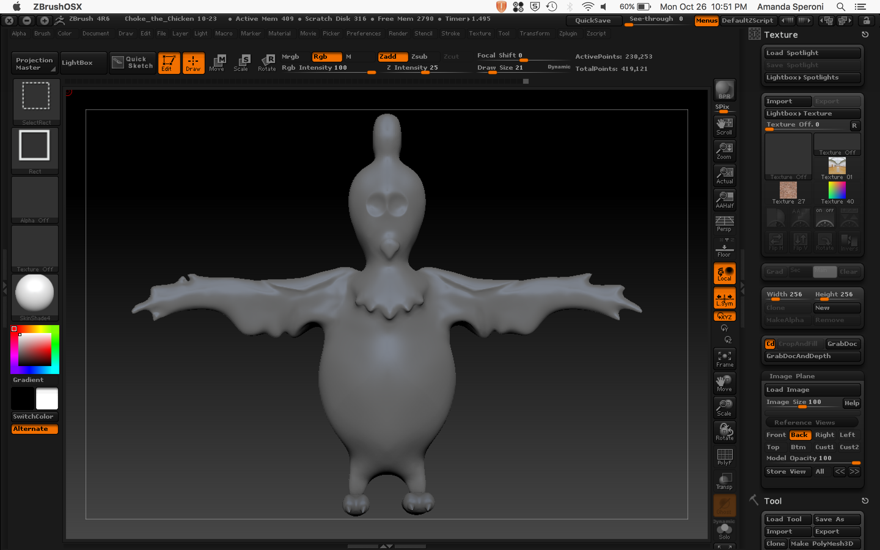 reduse poly coun zbrush