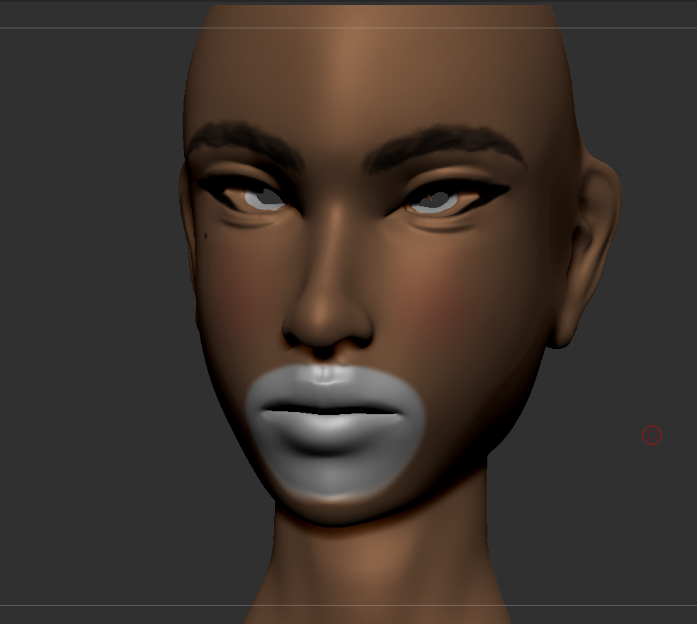 make interior faces visible zbrush