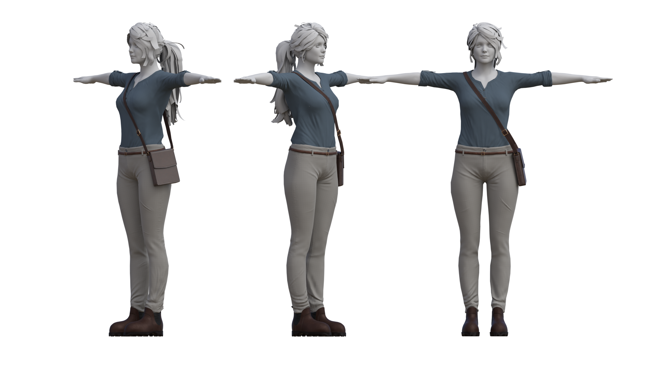 Twins 3d model