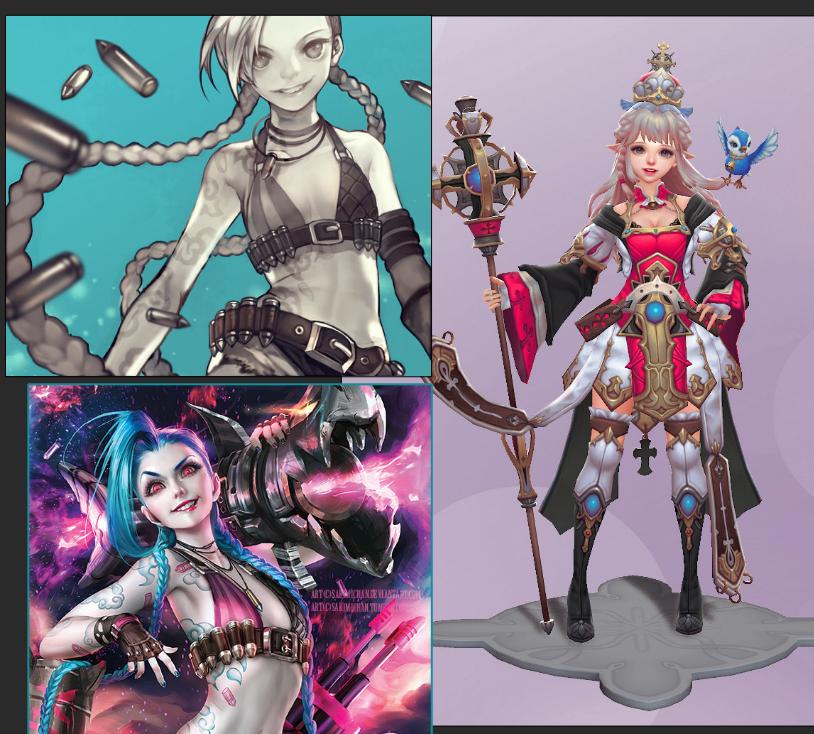 [riot Creative Contest 2017] Character Art Default Jinx — Polycount