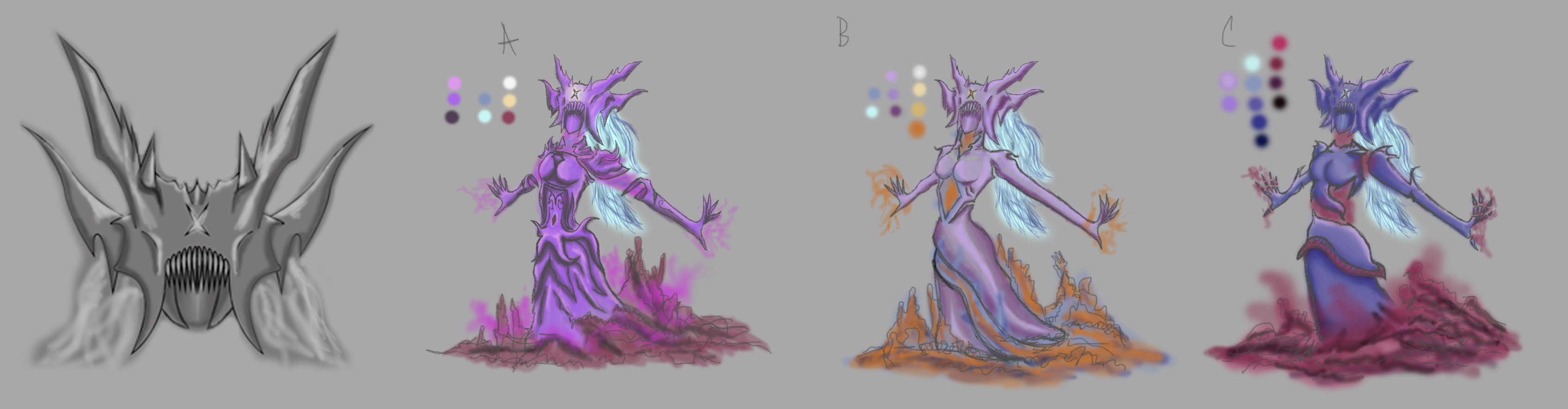 [Riot Creative Contest 2017] Dark Star Lissandra — polycount