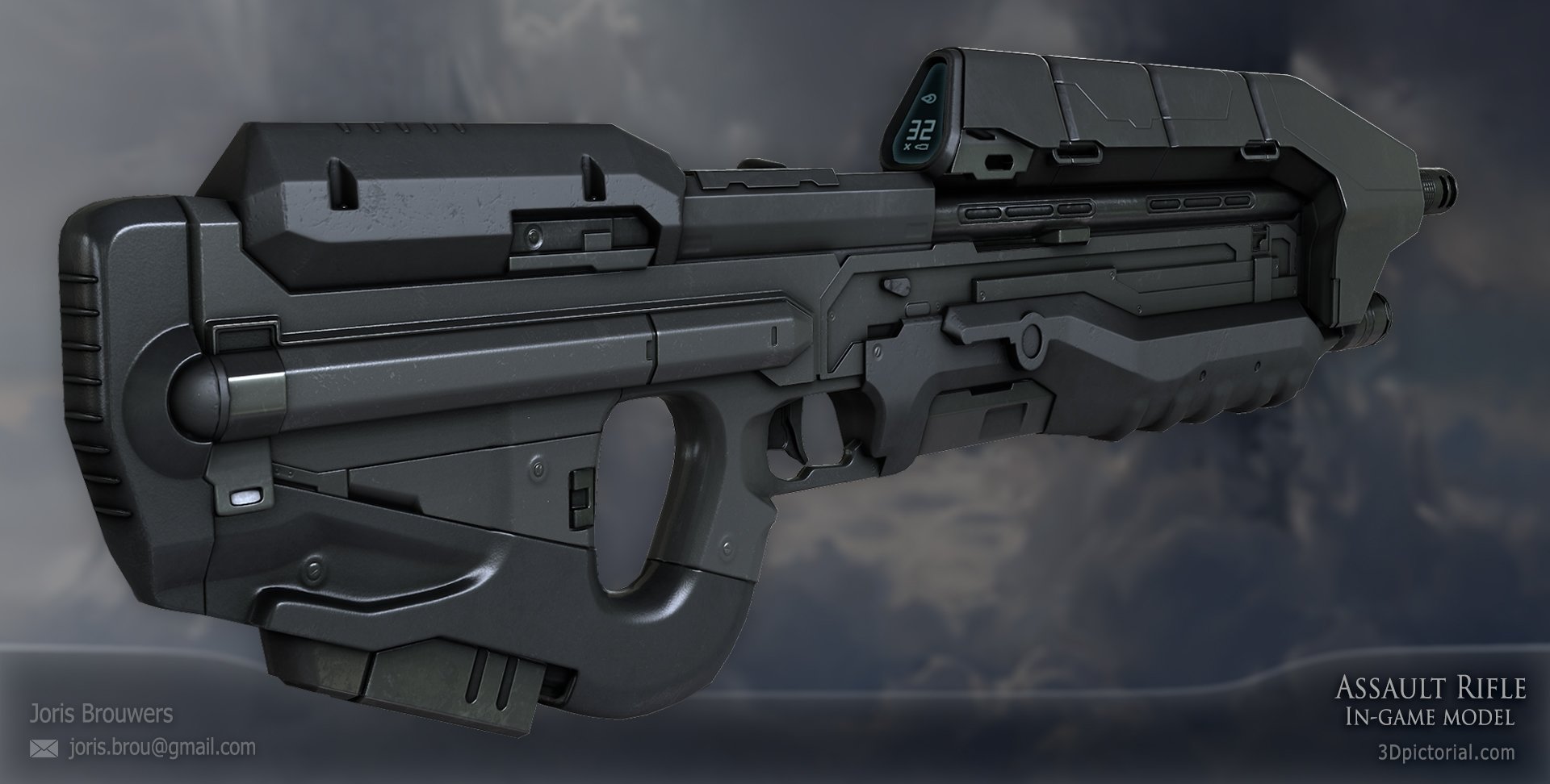 Ma5 Assault Rifle - m7 caseless sub machine gun roblox