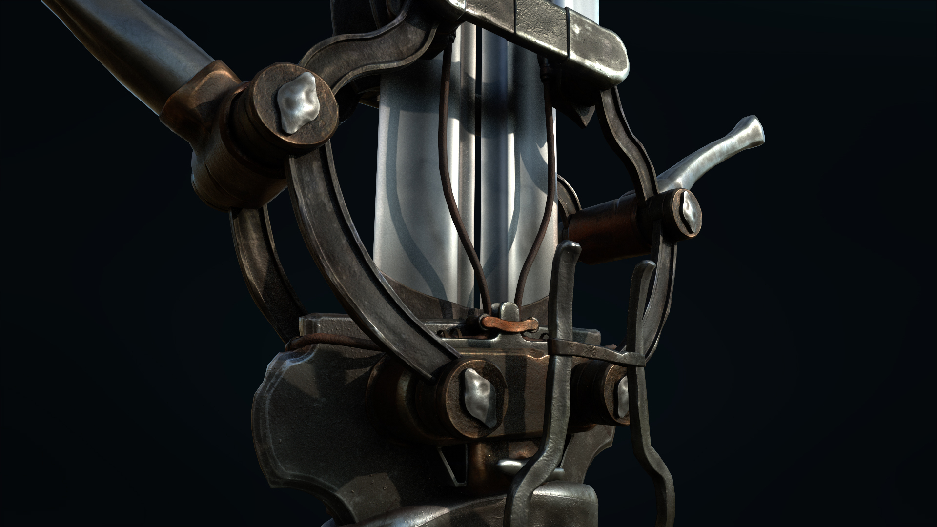 Mechanical witcher sword — polycount