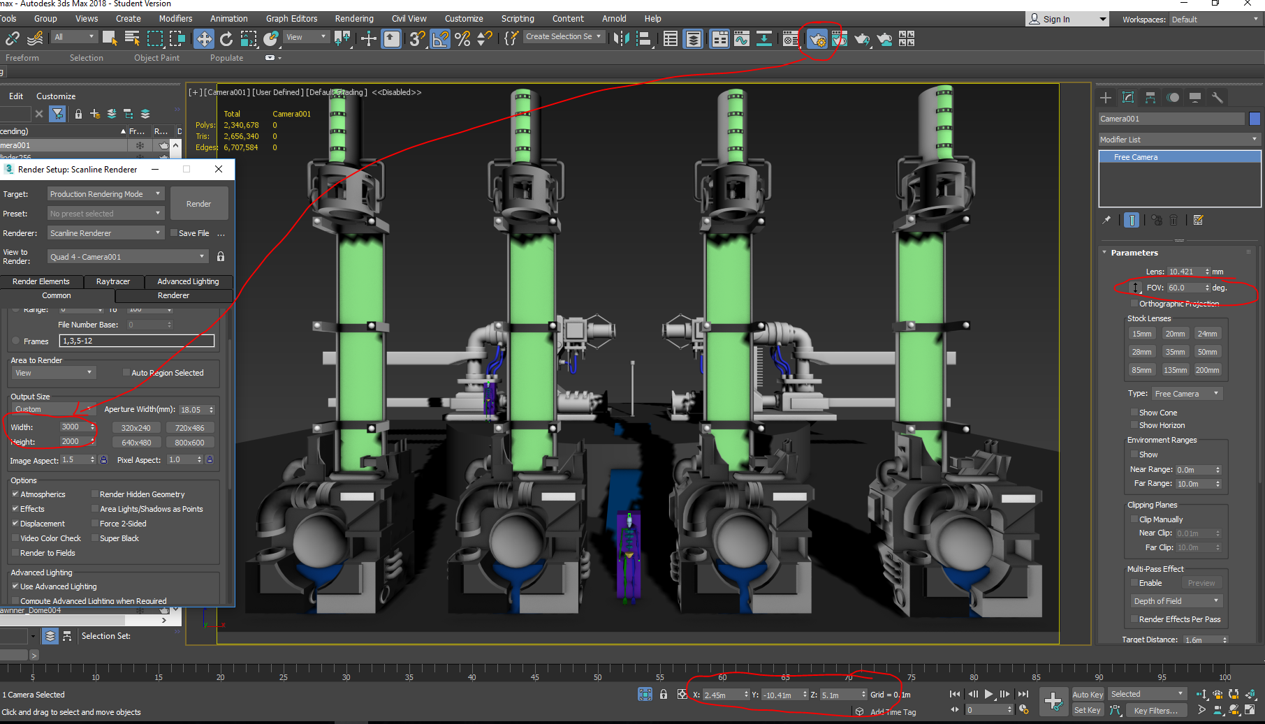 3ds max perspective match не работает