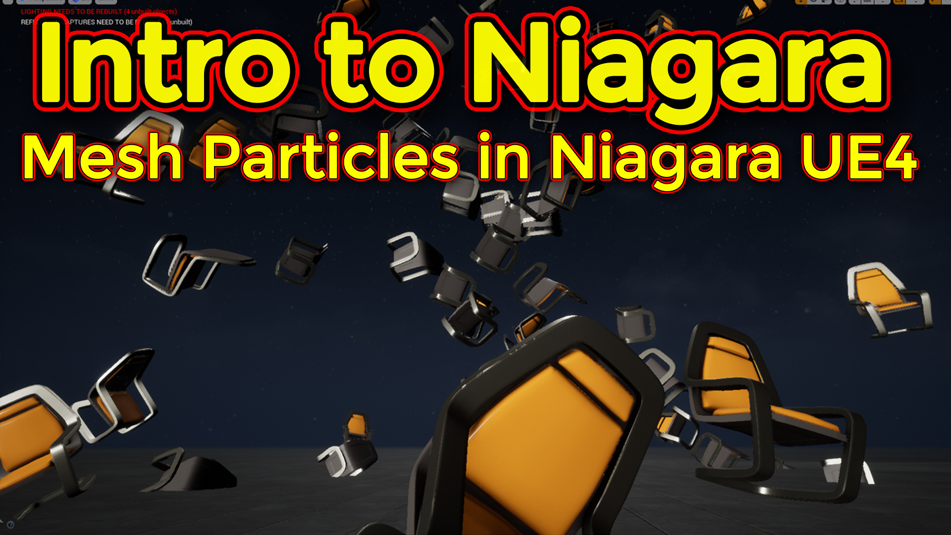 Intro To Niagara Creating Mesh Particle Emitter Unreal Engine Niagara Tutorial Polycount