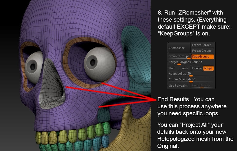 how to retopologies in zbrush